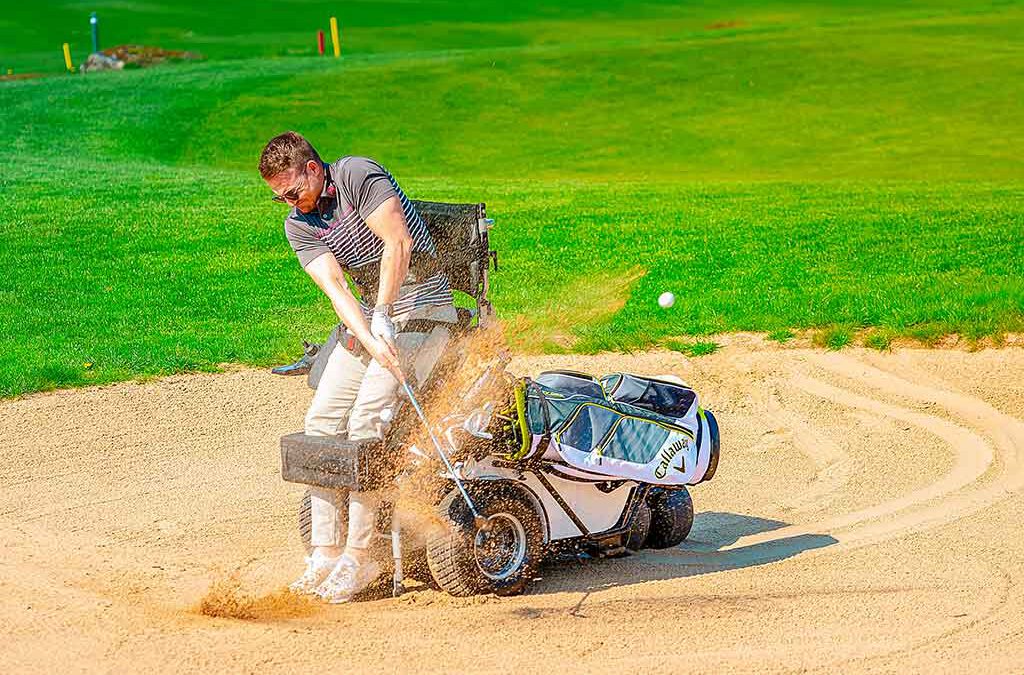 Paramotion Golf Chair in action